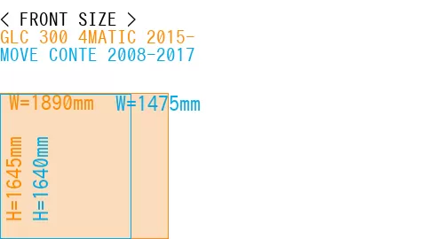 #GLC 300 4MATIC 2015- + MOVE CONTE 2008-2017